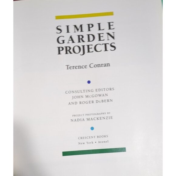 Simple Garden Projects By Terence Conran Hardcover Gardening Book - Picture 5 of 13
